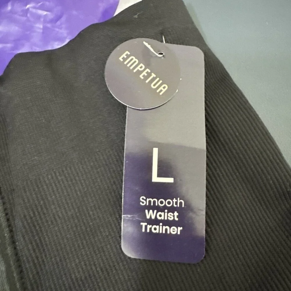 Empetur Women's L Smooth Waist‎ Trainer Black NWT